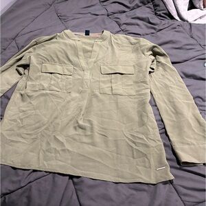 Women’s Olive Green Casual Shirt